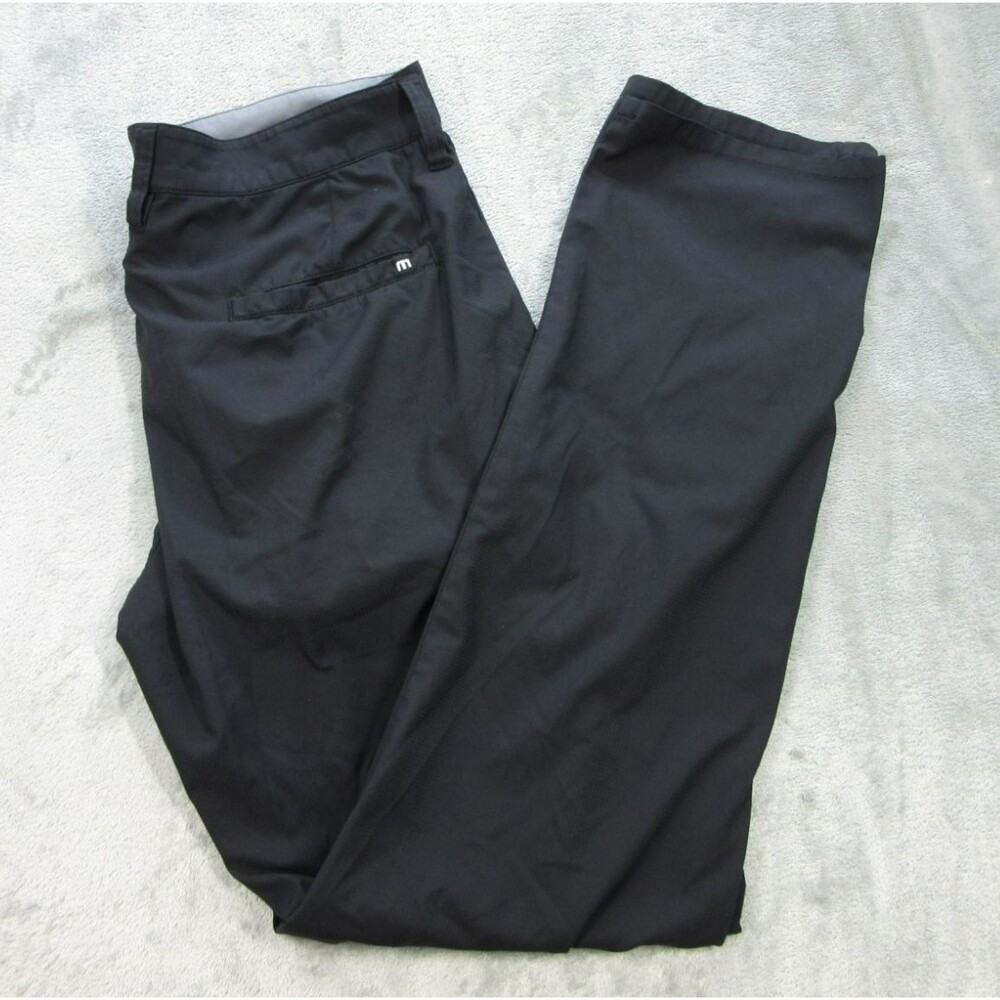 Travis Matthew Golf Pants Mens Sz. 34 (Fits 32x31) Black Tech Performance